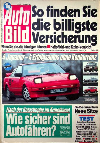 Deckblatt Auto Bild (12/1987)